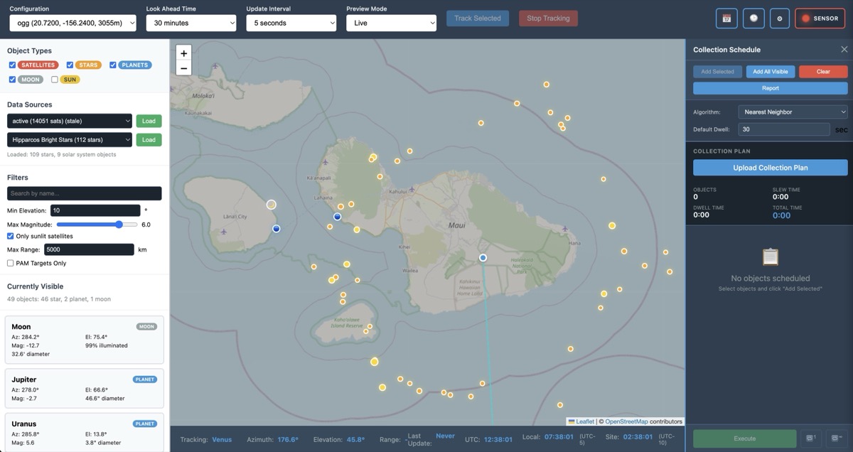 Gimbal Control Interface